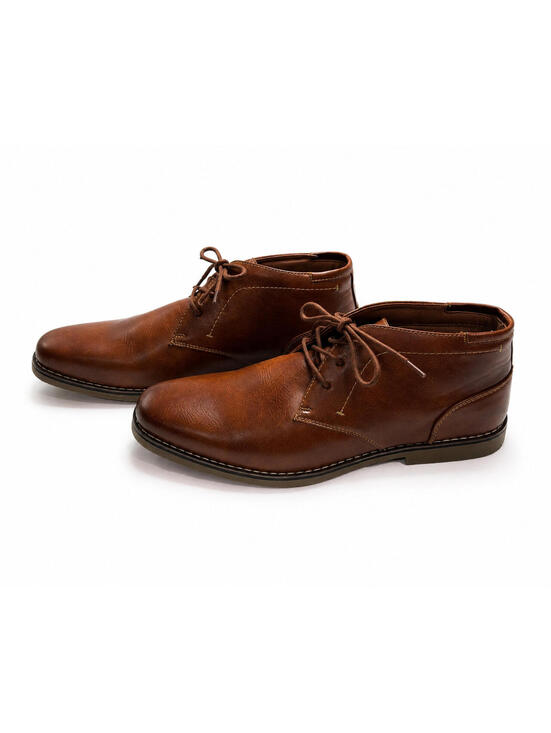 Excellent Condition Steve Madden Harros Tan Leather Boot Men\'s Size 13M main image 5
